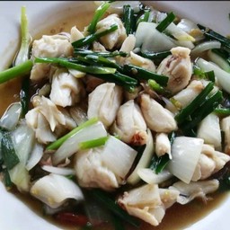 เนื้อปูผัดพริกสด