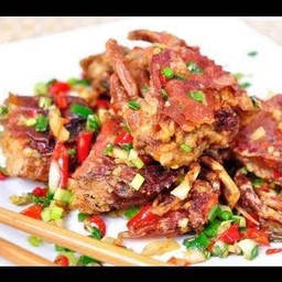 ปูนิ่มผัดพริกเกลือ