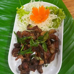 เนื้อแดดเดียวทอด