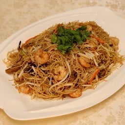 หมี่ฮ่องกงผัดกุ้ง