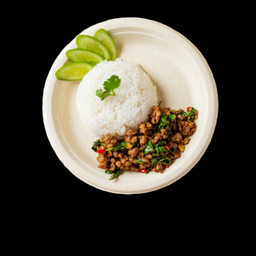 ข้าวกระเพราเนื้อ