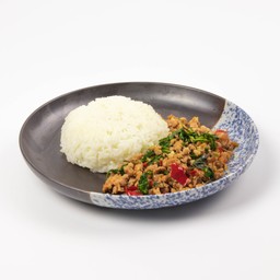 ข้าวกะเพราหมูสับ