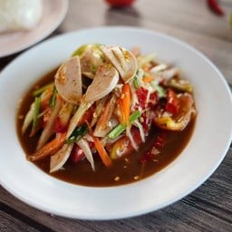 Papaya Salad with Pork Sausage