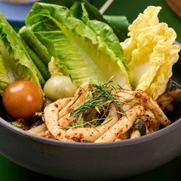 ลาบปลาหมึก