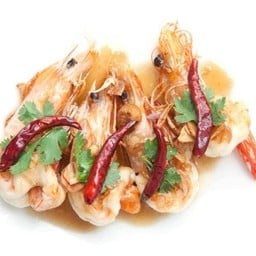 หมี่กรอบกุ้งซอสมะขาม