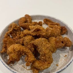 หนังไก่ทอด