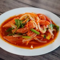 Spicy Crab Stick Salad