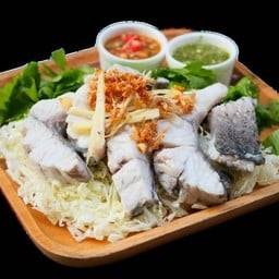 ปลากะพงลวกจิ้ม