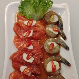 กุ้ง+แซลมอนดองซีอิ้ว