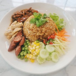 ข้าวคลุกกะปิ เจ