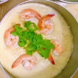 ไข่ตุ๋นกุ้ง
