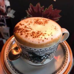 Hot cappuccino