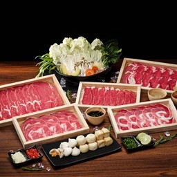 ชุดเนื้อพรีเมียม แถมฟรั สันนอก 1 ถาด