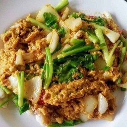 เนื้อปูผัดผงกะหรี่