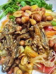 ตำหน่อไม้ปลากรอบ
