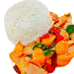 ข้าวกะเพราไส้กรอก