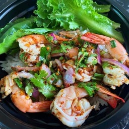 ข้าวลาบกุ้ง