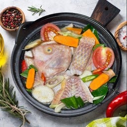 ต้มยำปลาทับทิม ใส่ขมิ้น