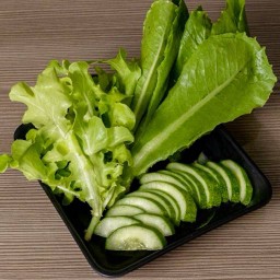 ผักสลัดสด&แตงกวา