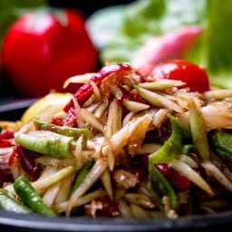 ตำลาว (ไม่ใส่ปูเค็ม)