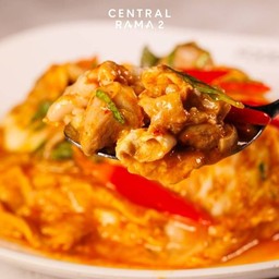 (นางใน ไข่ข้น)ข้าวไข่ข้นแพนงไก่