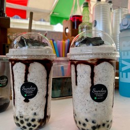 นมหมีโอริโอ้ปั่น