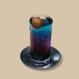 น้ำอัญชันบ๊วย  -  Butterfly Pea Juice With Plum