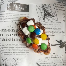 ครอฟเฟิล นูเทล่ามาสเมนโล่ m&m