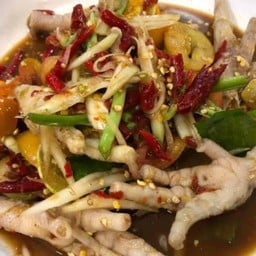 ตำชุปเปอร์ตีนไก่ ปูปลาร้า