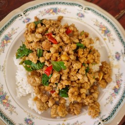 ข้าวกระเพราหมูสับ