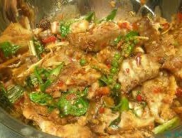 Spicy Stir Fried Stingray