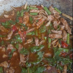 แกงป่าหมูสด(กับข้าว)