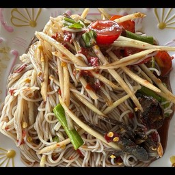 ตำซั่ว ปูปลาร้า