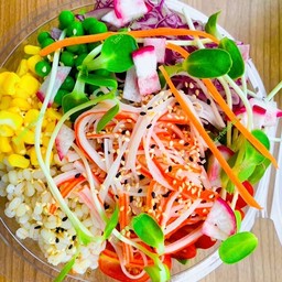 สลัดผักปูอัด