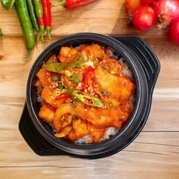 ข้าวหมูผัดกิมจิ