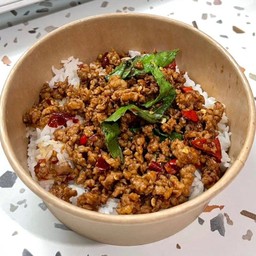 ข้าวราดกะเพราหมูสับ