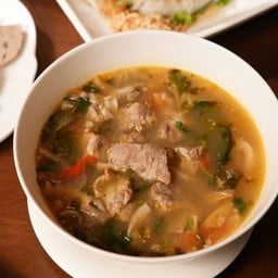 ต้มแซ่บกระดูกอ่อน Spicy Pork Cartilage Soup