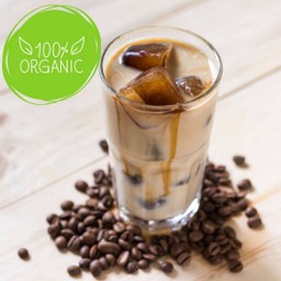 Iced Oat Milk Caramel Latte (plant-based)