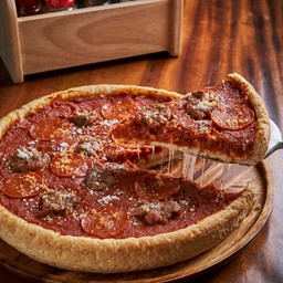 Sausage & Pepperoni - Chicago Style Deep Dish Pizza