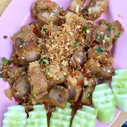 คั่วพริกเกลืิอ กับข้าว