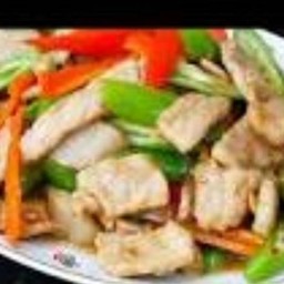ข้าว ผัดพริกหมู