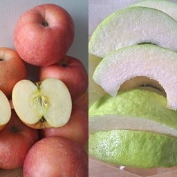 เซตกล่อง แอปเปิ้ล+ฝรั่ง [กล่อง2ช่อง]