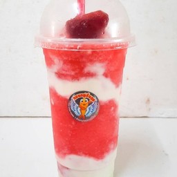 น้ำสตอเบอรี่ โยเกิร์ต ปั่น