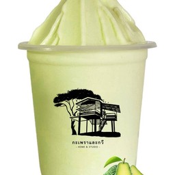 อโวคาโดนมสดน้ำผึ้ง สมูทตี้