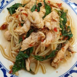 กะเพราสปาเก็ตตี้