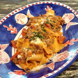 พาสต้าซอสแกะ