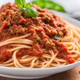 สปาเก็ตตี้ ซอสมะเขือเทศ (หมู)
