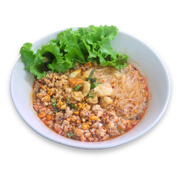 ก๋วยเตี๋ยวต้มยำ หมูสับ รวน