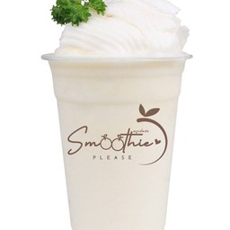 มะพร้าวปั่นนมสด