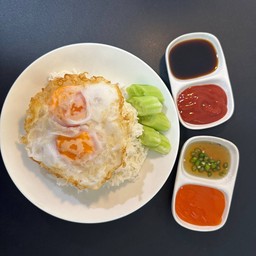 ข้าวไข่ดาว(ไข่ 2 ฟอง)